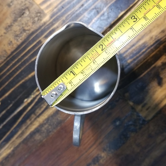 Super cute Hand made jug - heavy - appears to be pewter - Picture 8 of 10